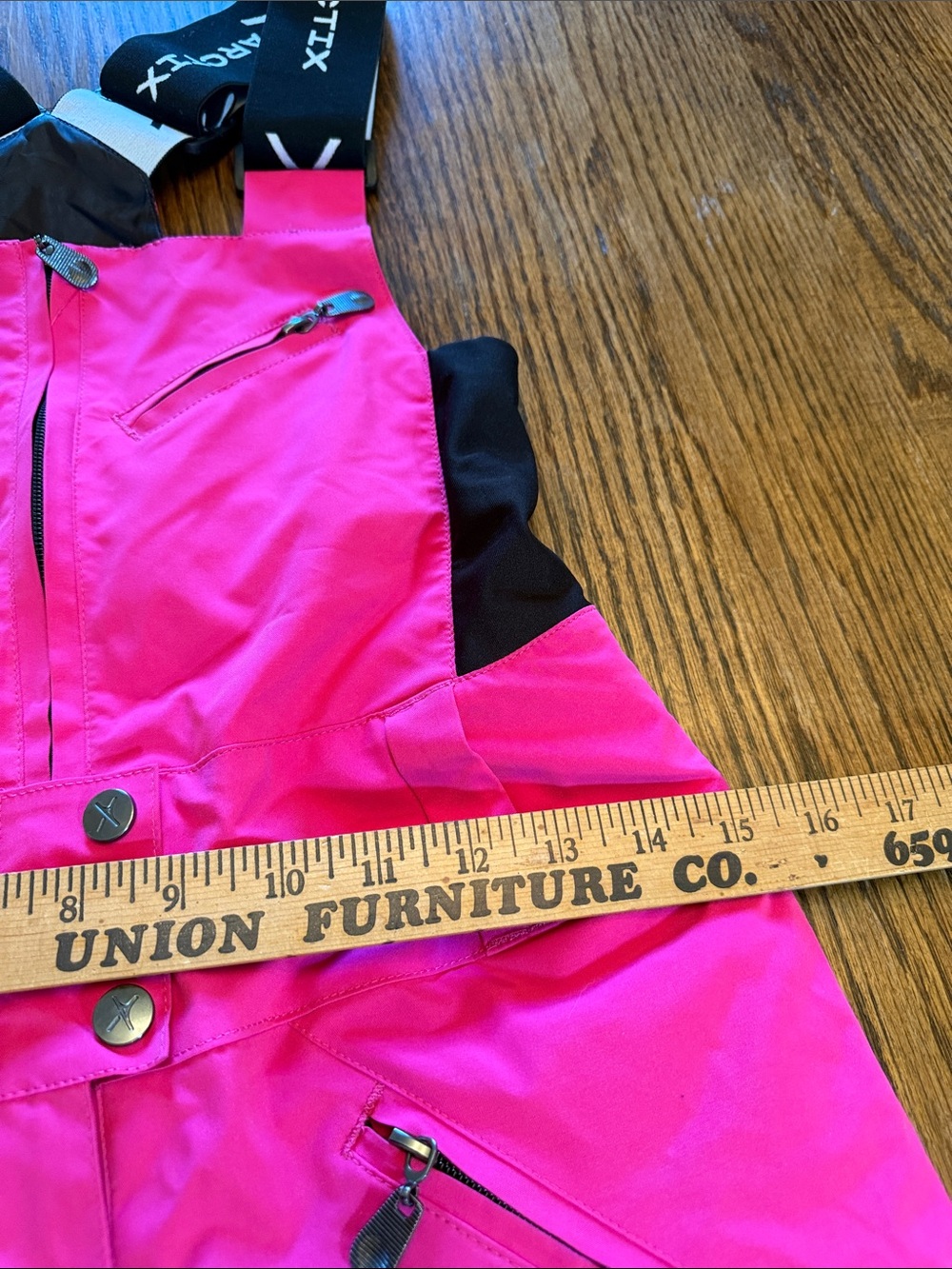 Arctix Hot Pink & Black Women's Ski Bib Pants - Picture 7 of 11